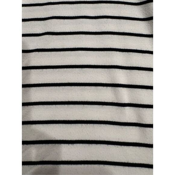Cabi #5746 Small Relax Game Day Tie Neck Striped Sweatshirt Top - Picture 3 of 9
